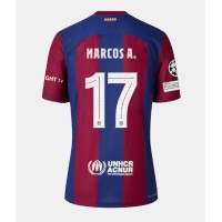 Fotballdrakt Herre Barcelona Marcos Alonso #17 Hjemmedrakt 2023-24 Kortermet